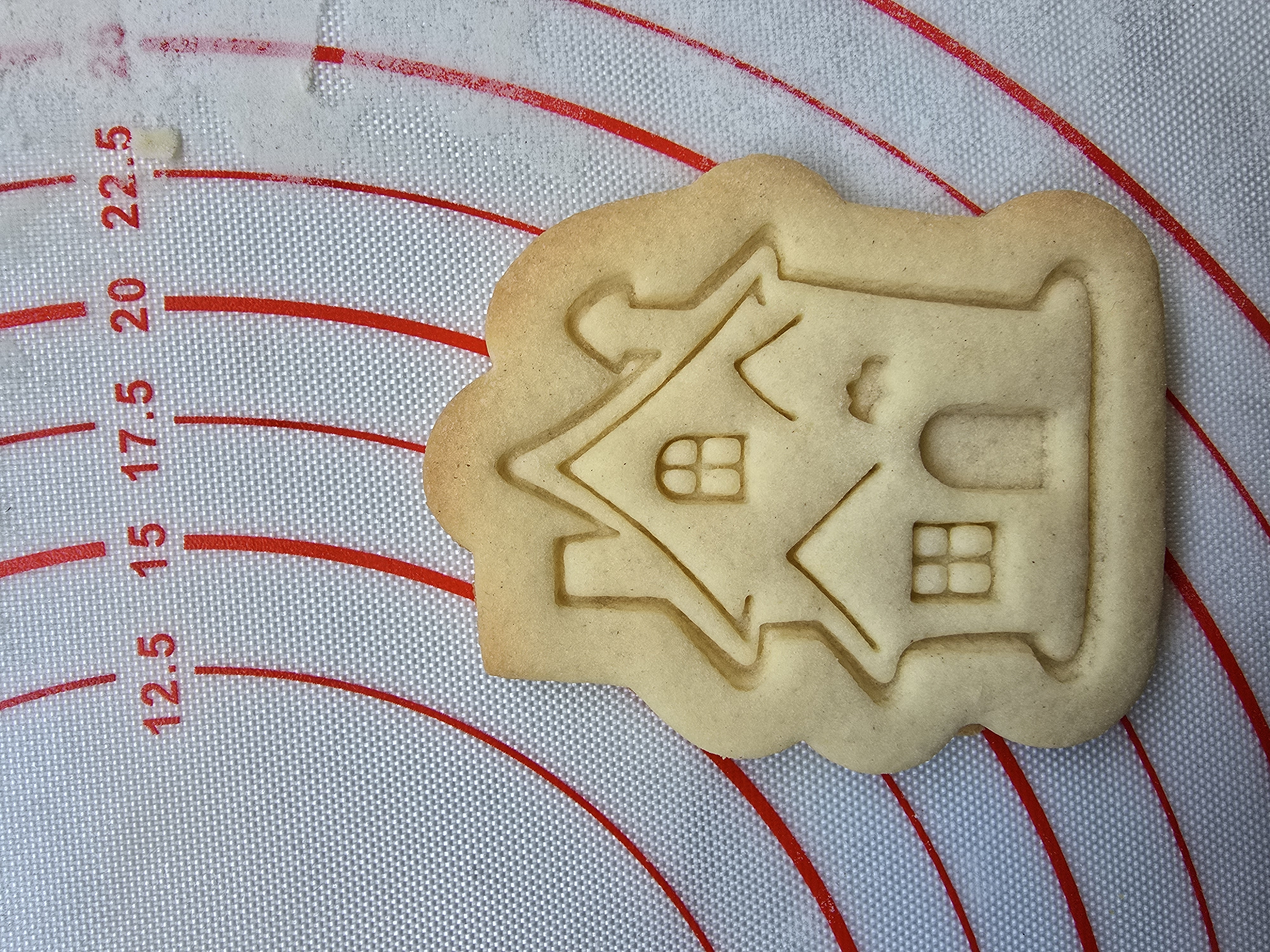 Biscuits découpés avec précision